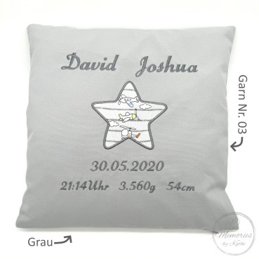 Kissenbezug Geburtsdaten